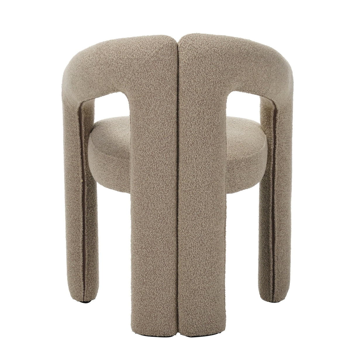 Design Dining Chair Sand Color Bouclé Maro - Fully Upholstered
