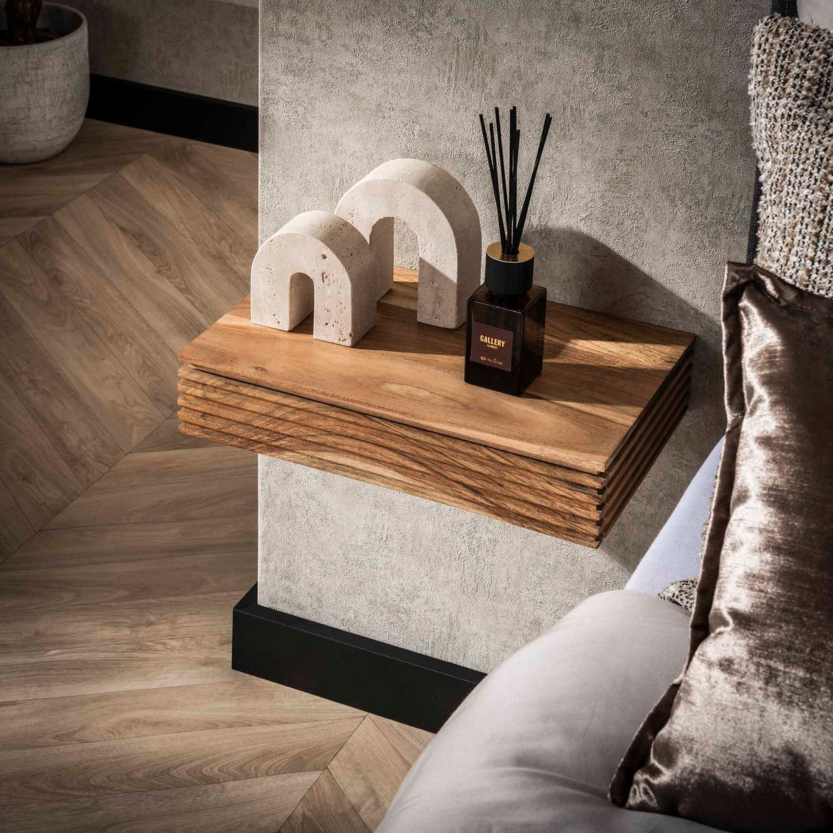 Arlo Nightstands Set of 2 – Solid Acacia with Drawer