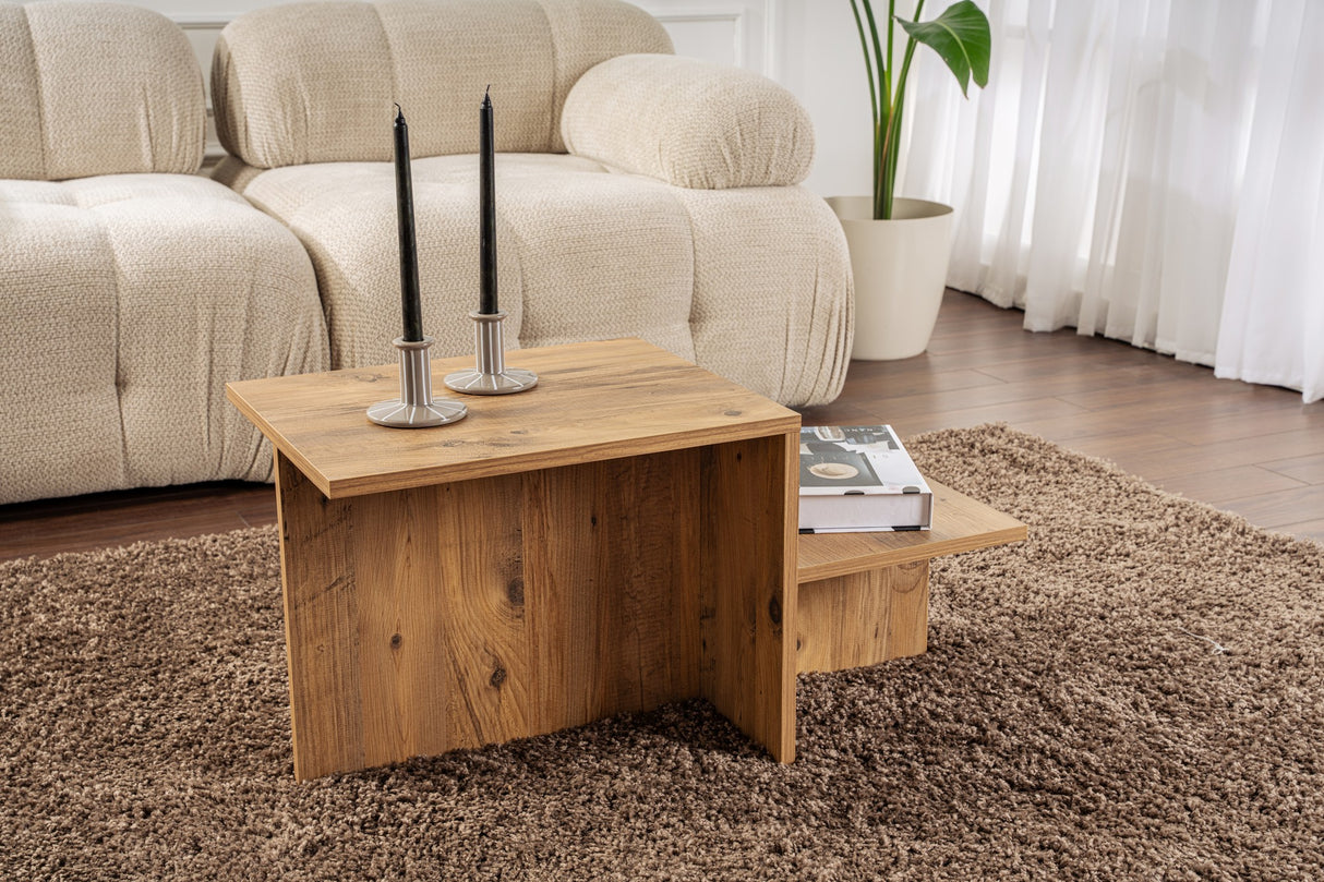Coffee table Natural Pine Look Melamine Eterna