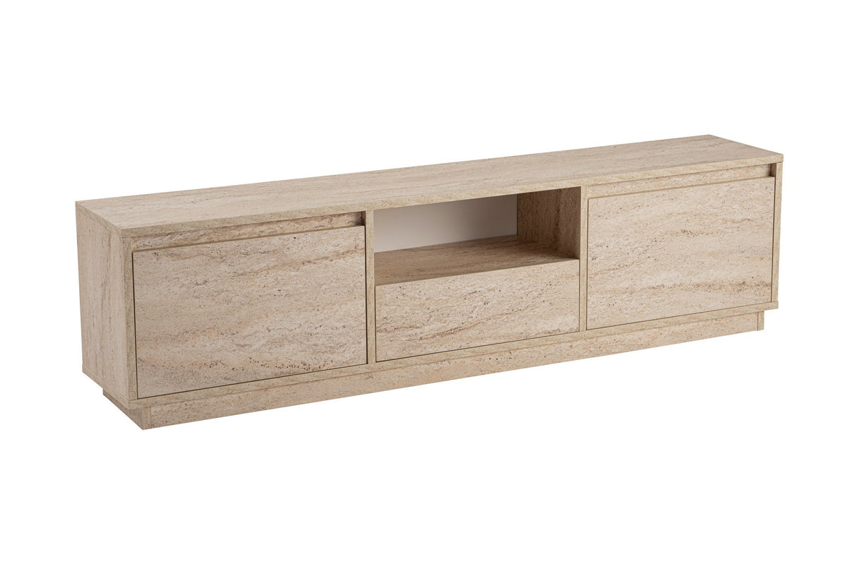TV Cabinet Beige Melamine Flare 42x160x29.5 cm