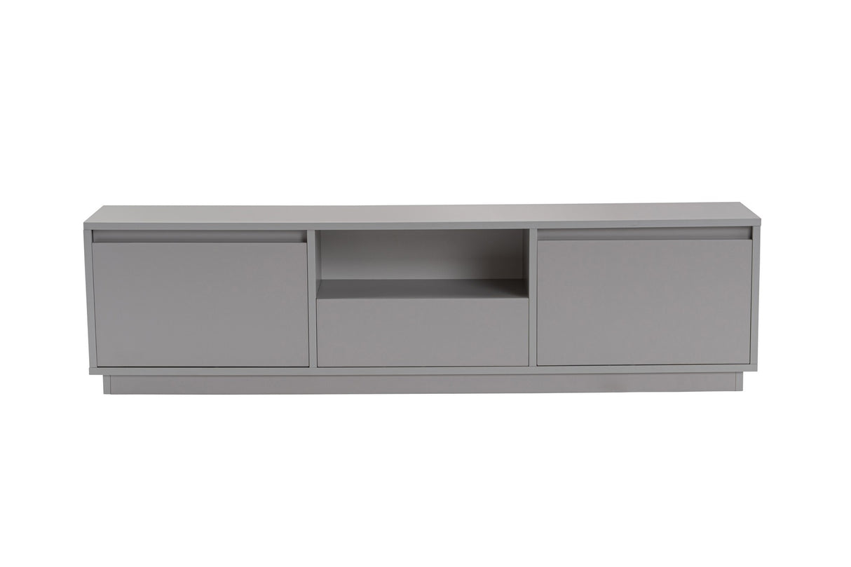 TV Furniture Gray Melamine Flare 42x160x29.5 cm