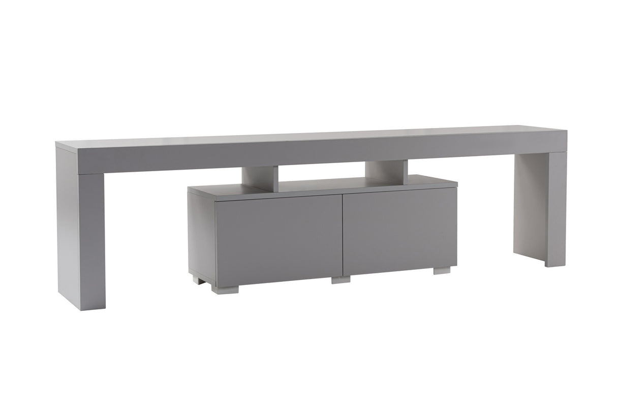 TV Cabinet Gray Melamine Vertex 50x180x31.3 cm