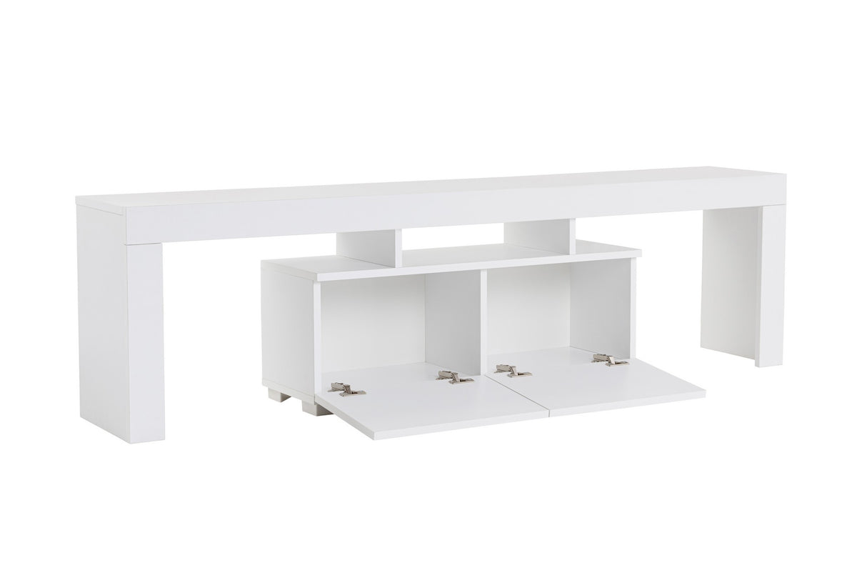 TV Cabinet White Melamine Vertex 50x180x31.3 cm