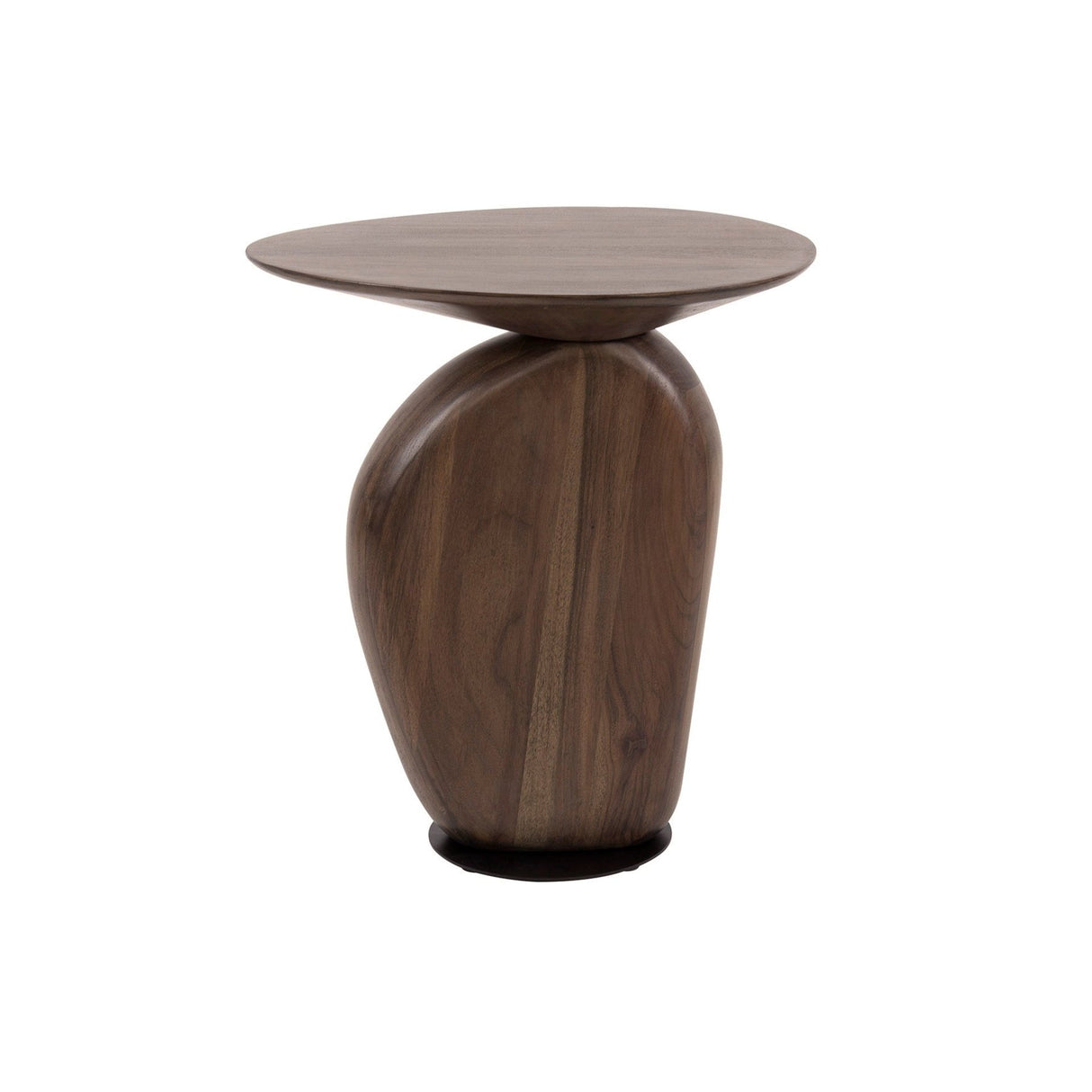 Side Table Acacia Glaze Brown 45x36x50 cm