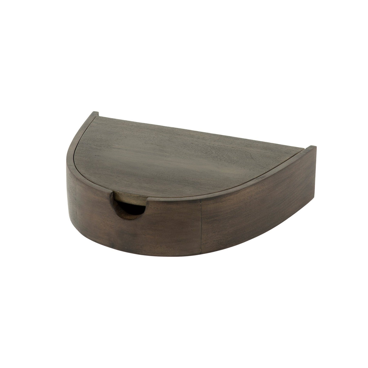 Floating Half-Round Nightstands Set of 2 – Acacia