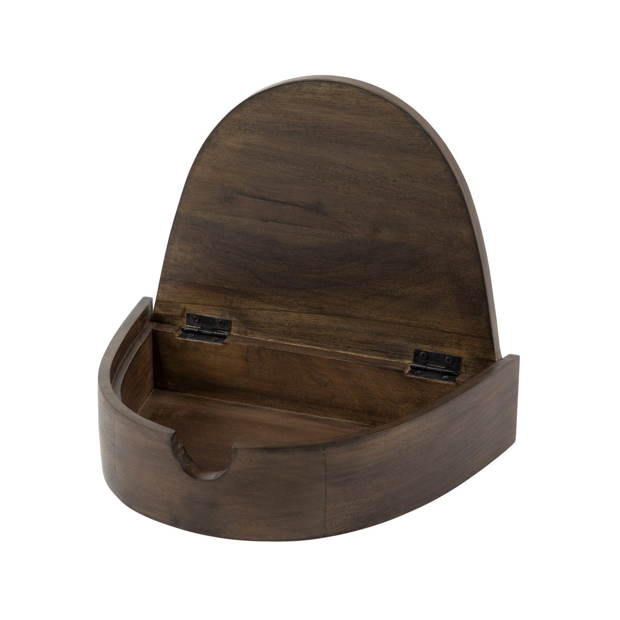 Floating Half-Round Nightstands Set of 2 – Acacia