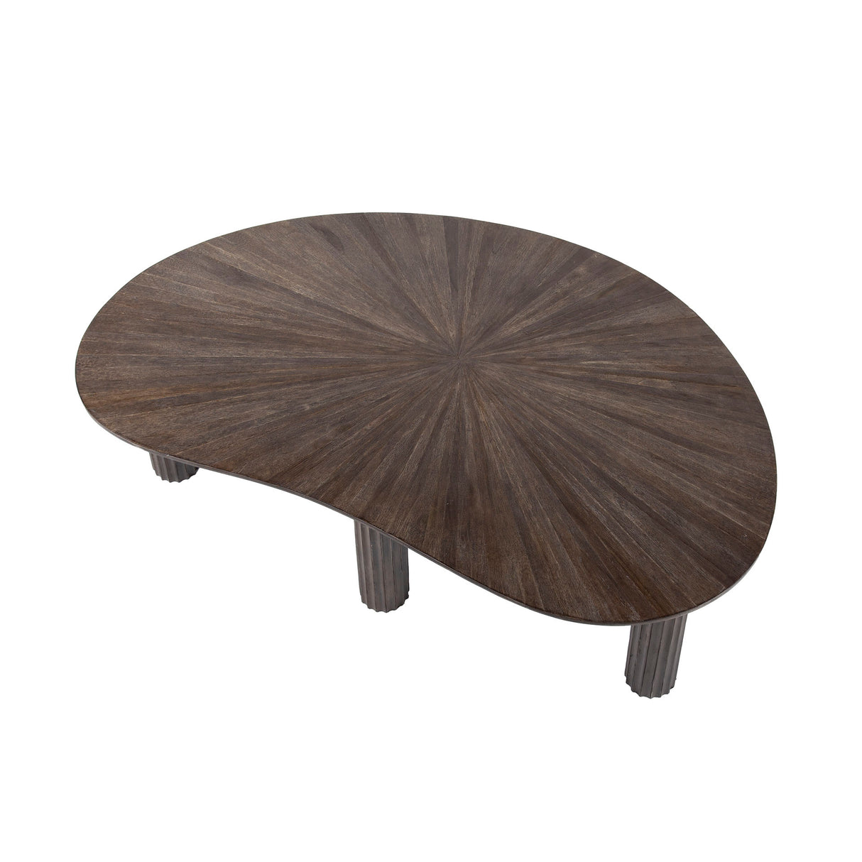 Myla Coffee Table Organic Teak Wood Brown 110 cm