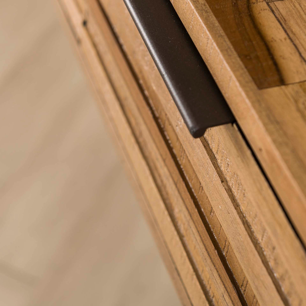 Bosco Coffee Table Solid Teak Weathered 120x30x76 cm