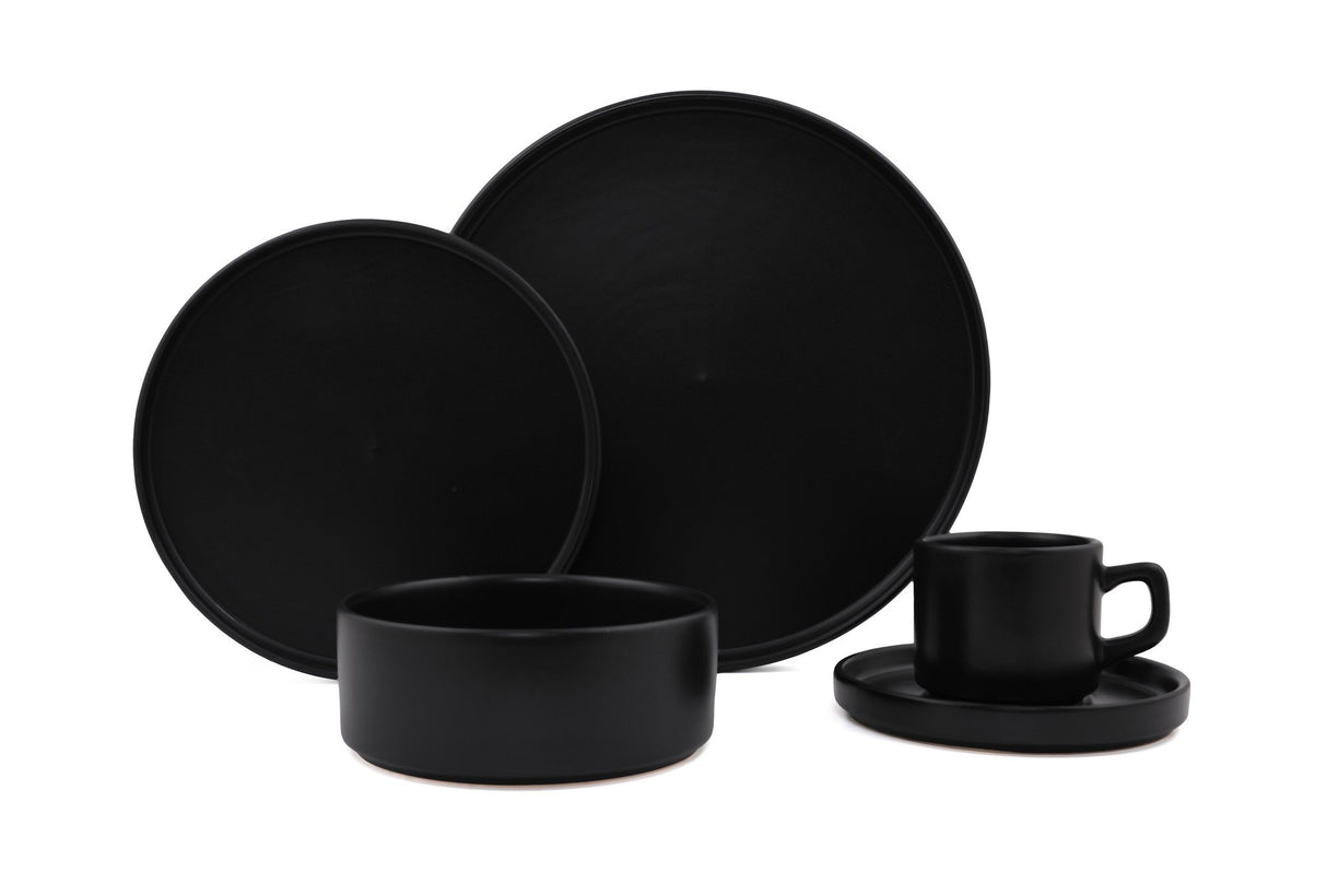 TY038120F956A000000MAP2400 Matte Black 100% CERAMIC STONEWARE 27 cm wide