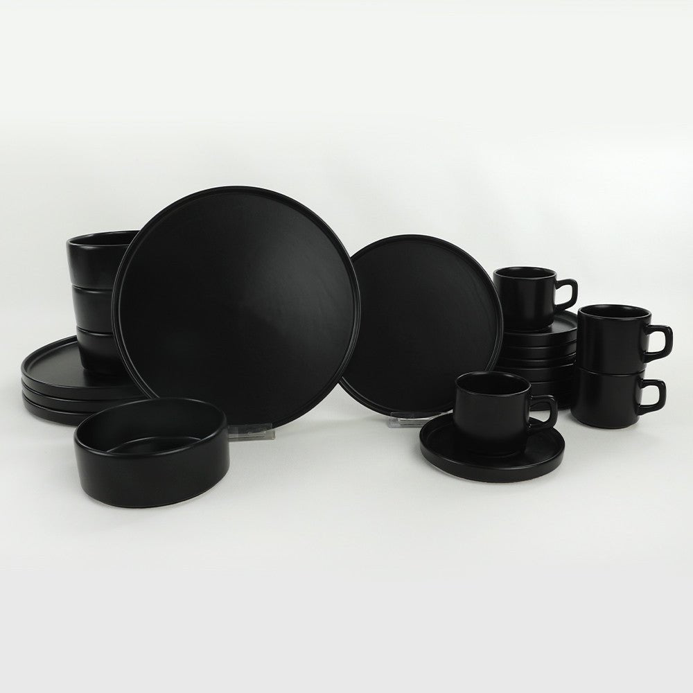 TY038120F956A000000MAP2400 Matte Black 100% CERAMIC STONEWARE 27 cm wide