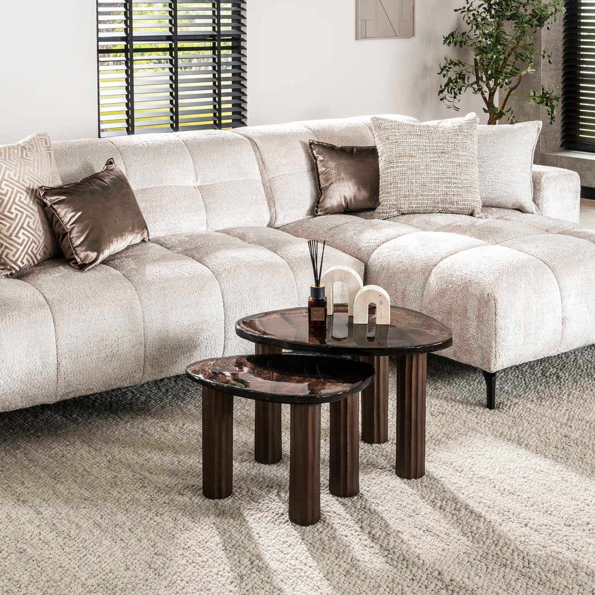 Coffee Table Liva S – Antique Copper