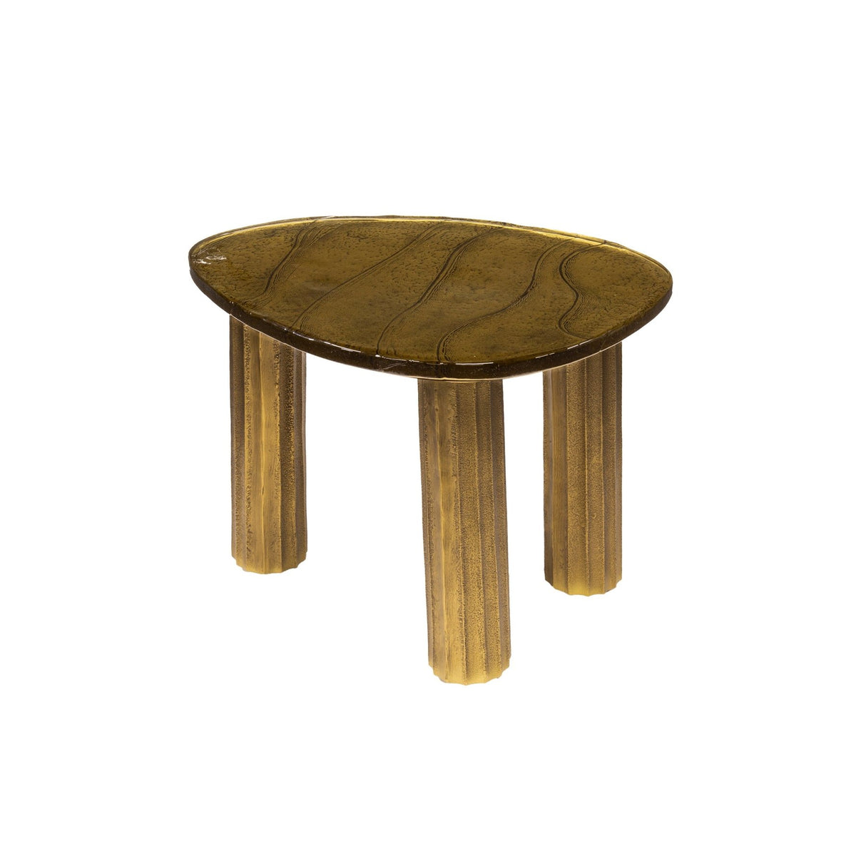 Coffee Table Nova S - Antique Gold 51x37 cm
