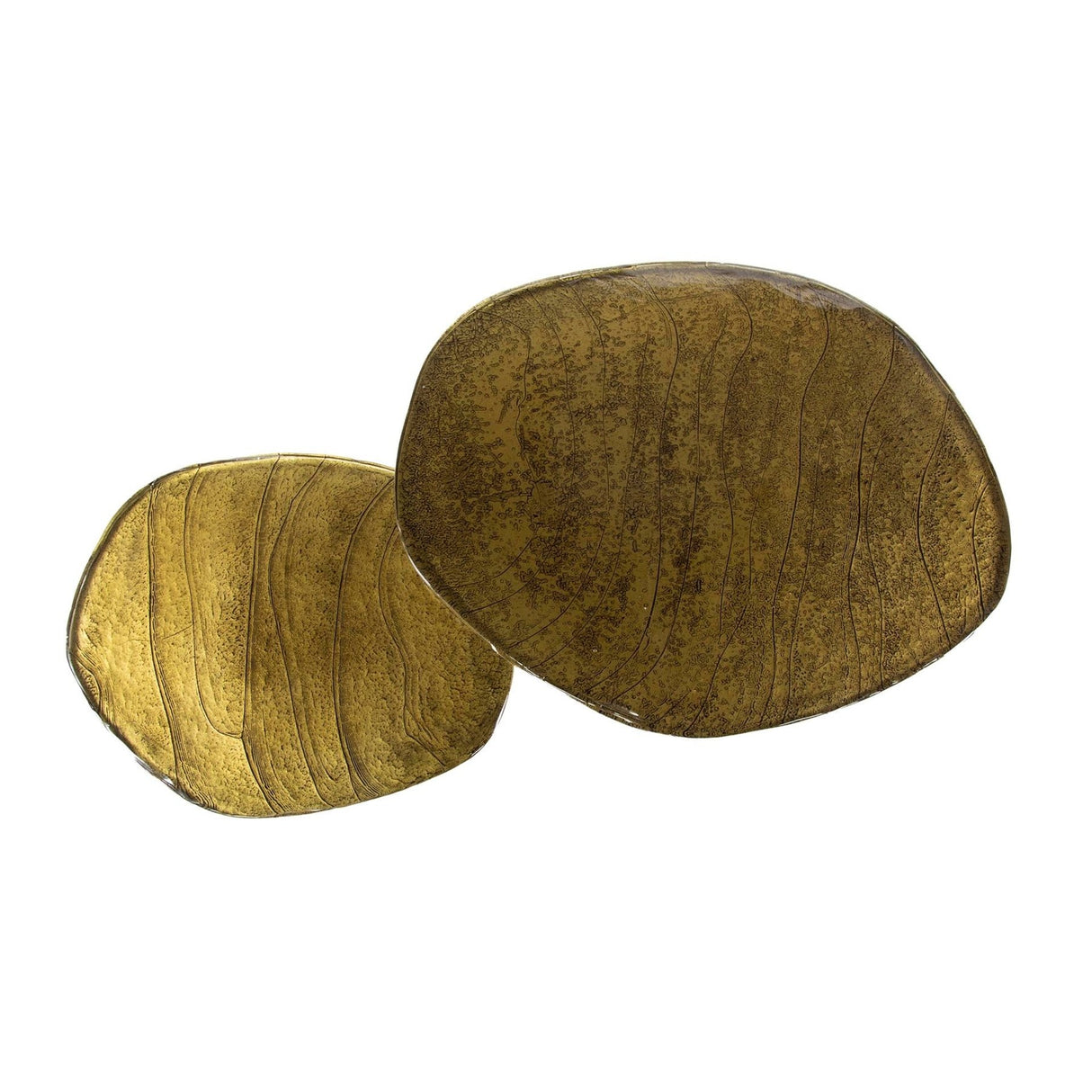 Coffee Table Set Aurelia – Antique Gold – Set of 2