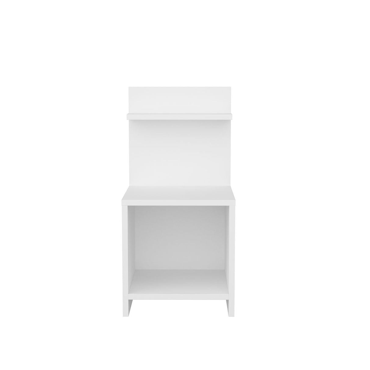 Ullman nachtkastje wit 35,6 x 37,4 x 72 cm Melamine gecoat houtcomposiet
