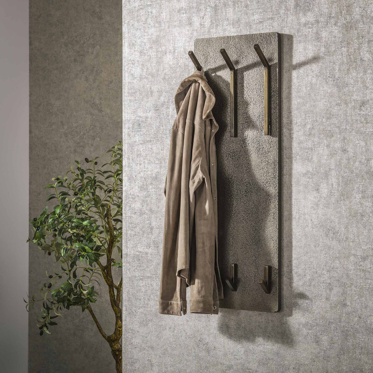 Coat rack Ferre 6-Hook - Metal Antique Bronze