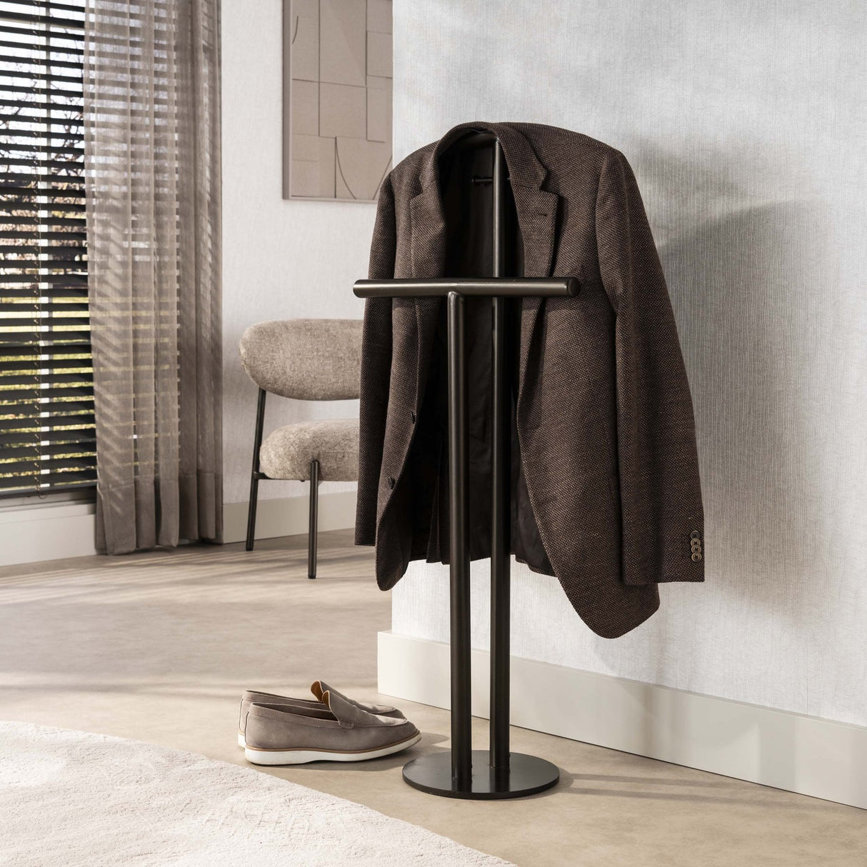 Rivo standing coat rack Drift brown