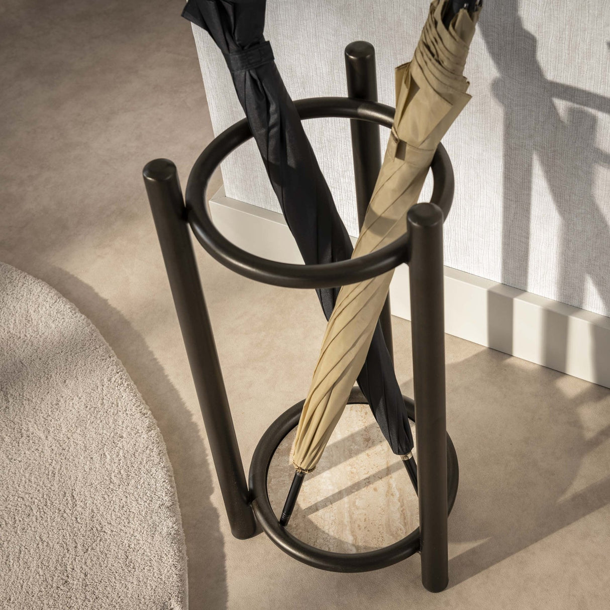 Orion Paraplubak Round Drift brown €30 H60