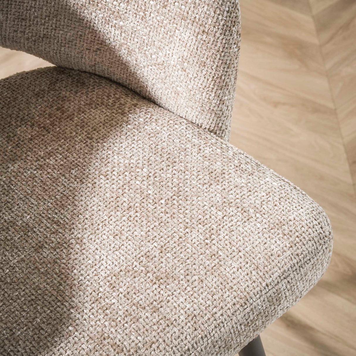 Set of 2 dining chairs Cargo Fabric Sand