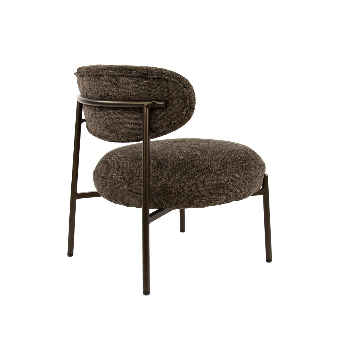 Juno Armchair - Fabric Brown - Compact & Comfortable