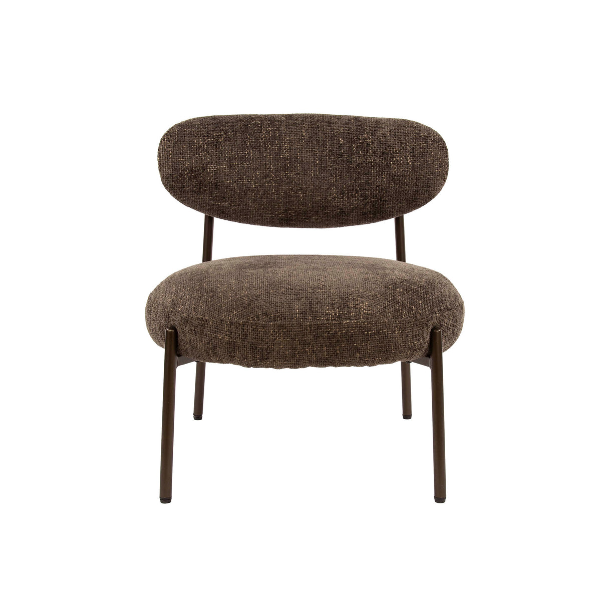 Juno Armchair - Fabric Brown - Compact & Comfortable