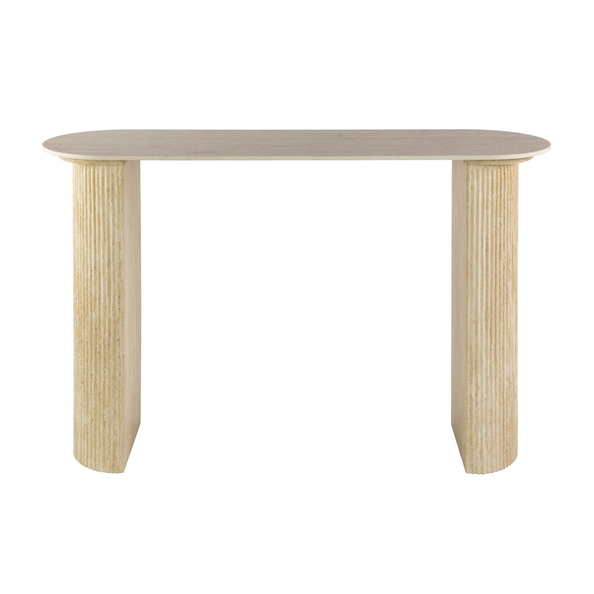 Archon Travertine Side Table 120 cm ceramic