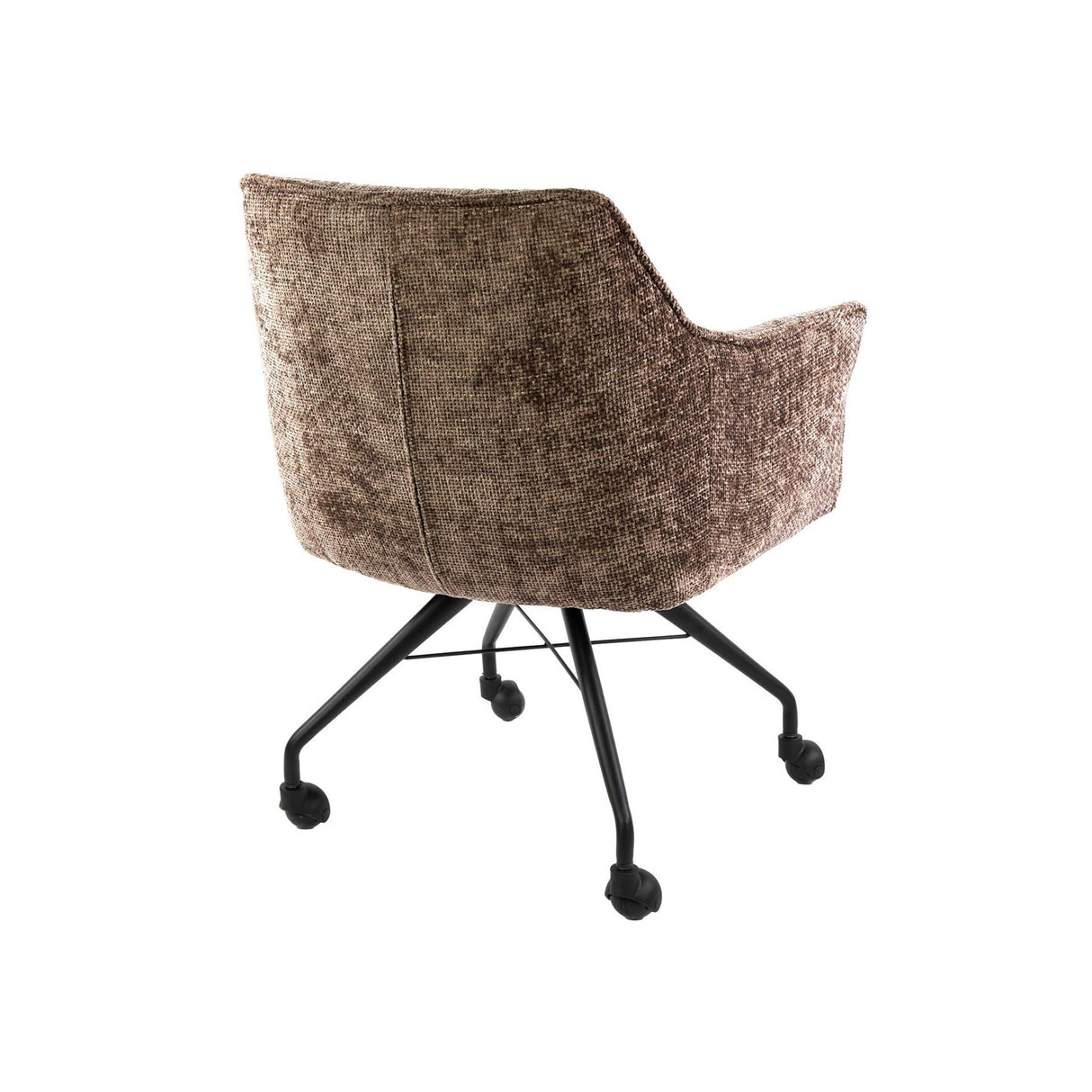 Set of 2 dining chairs Hoven Rich Champagne upholstered