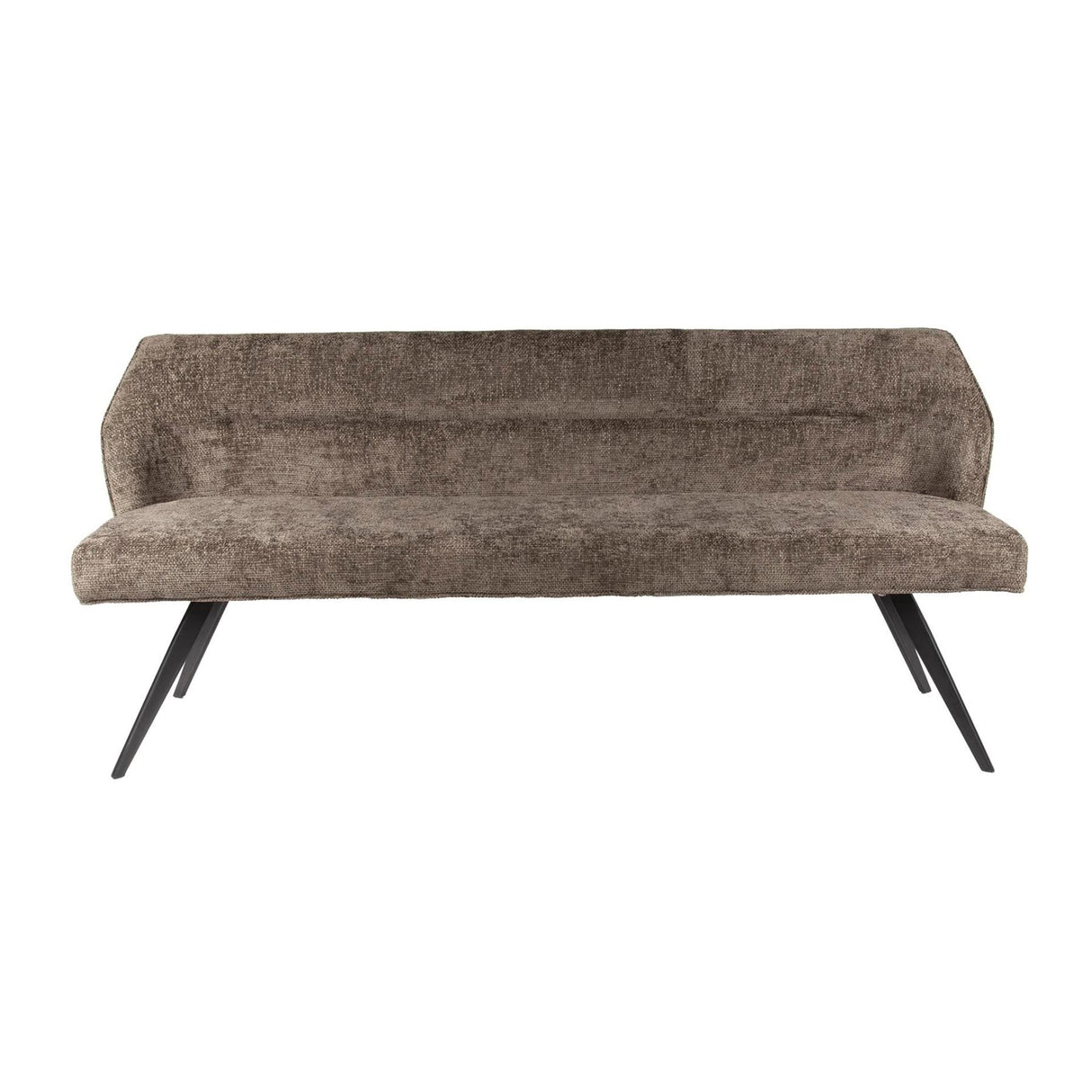 Dining bench Chia Chenille Fabric Rich Taupe 188 cm