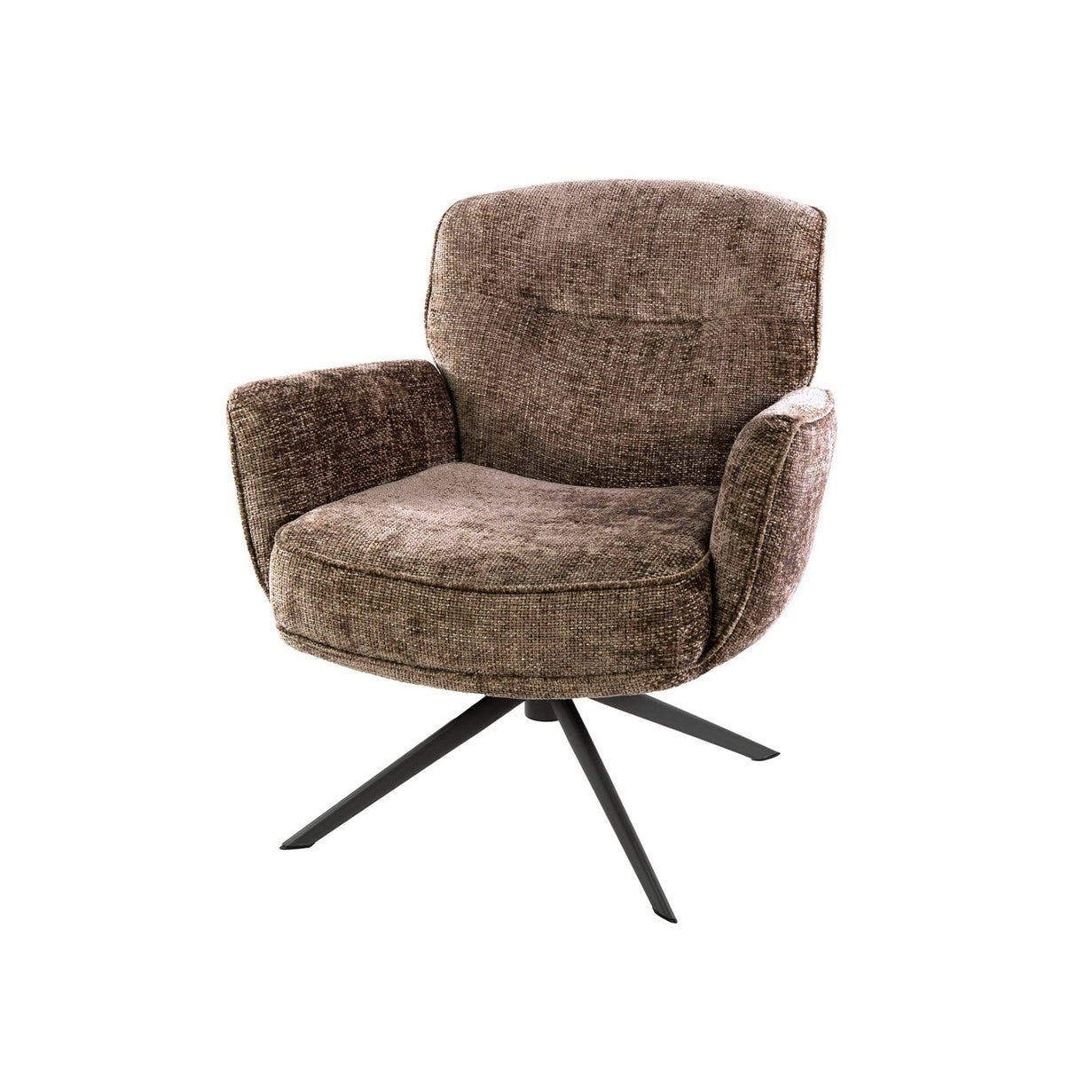 Milano swivel armchair Hoven rich champagne
