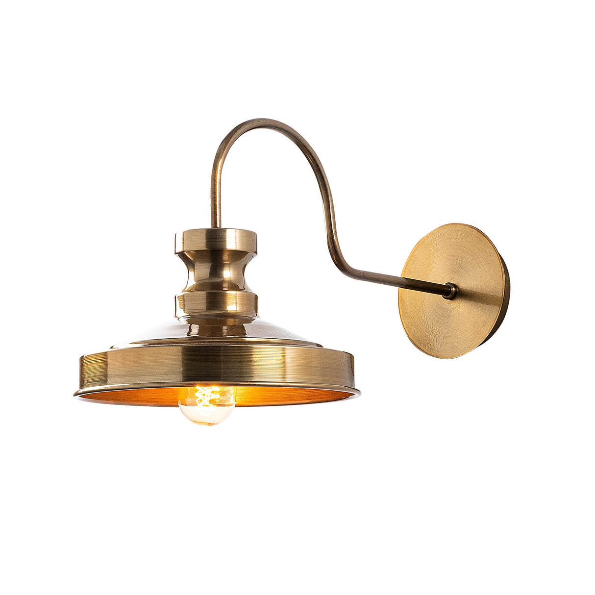 Wall lamp 1-light Gold Metal Allure