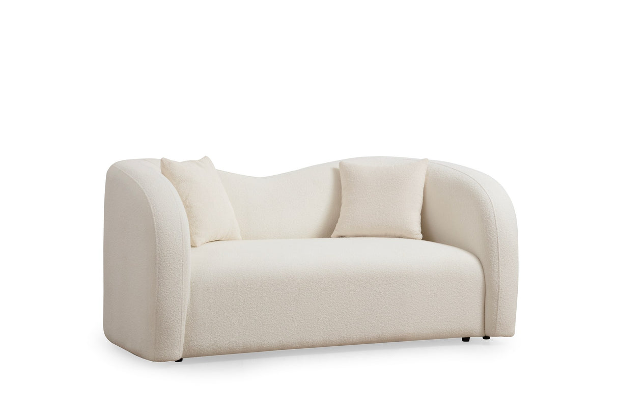 2-seater bank asos cream