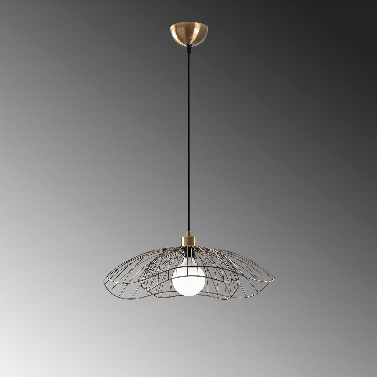 Bronze Metal Pendant Lamp Twilight