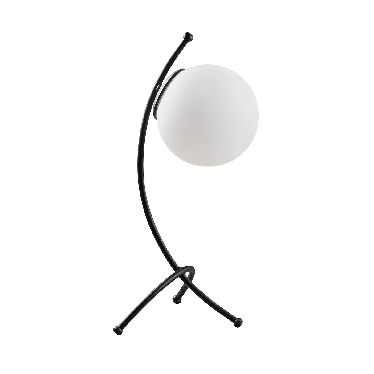 Table lamp Black White Glass Nightstrike