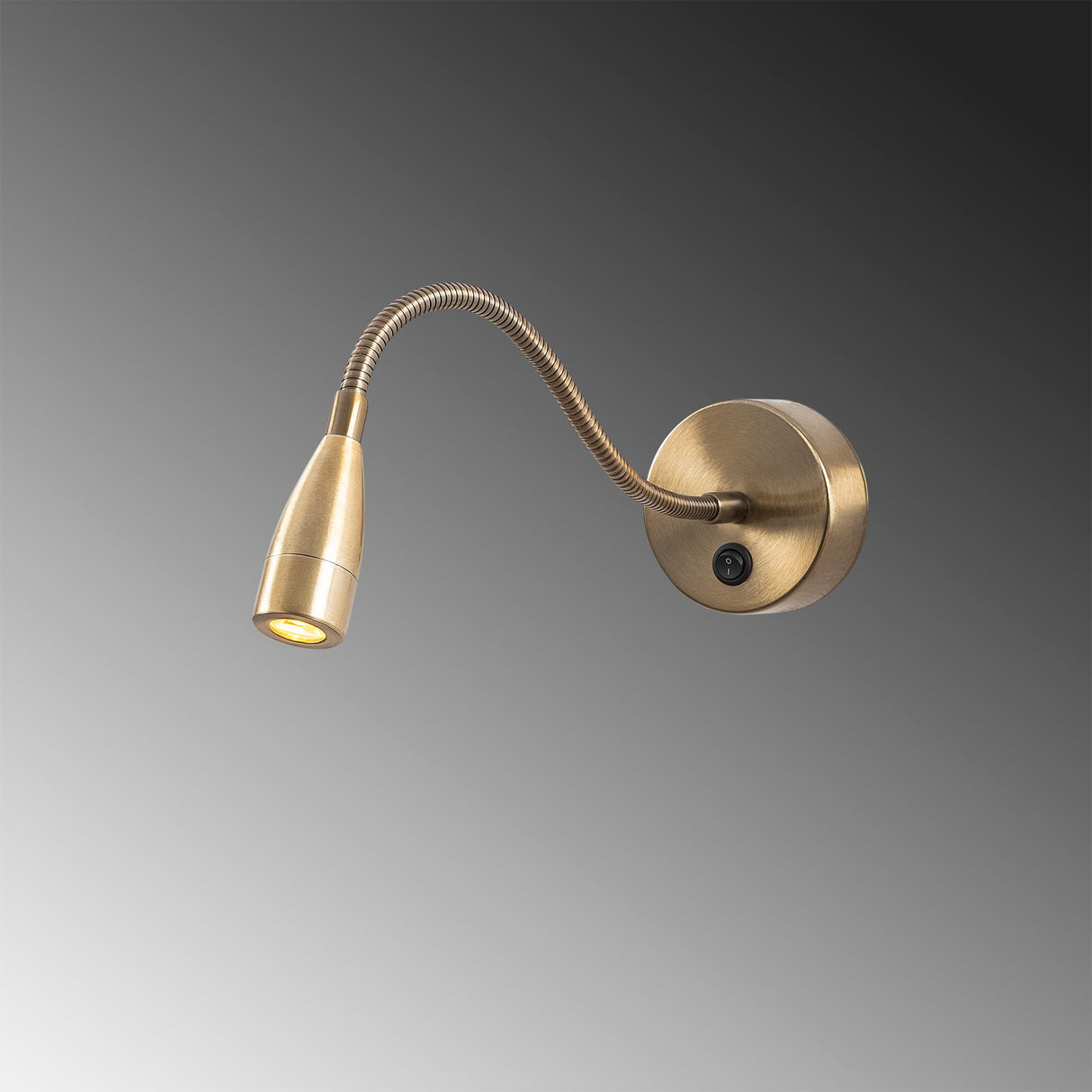 Wall lamp 1-light Bronze-colored Metal Veridia
