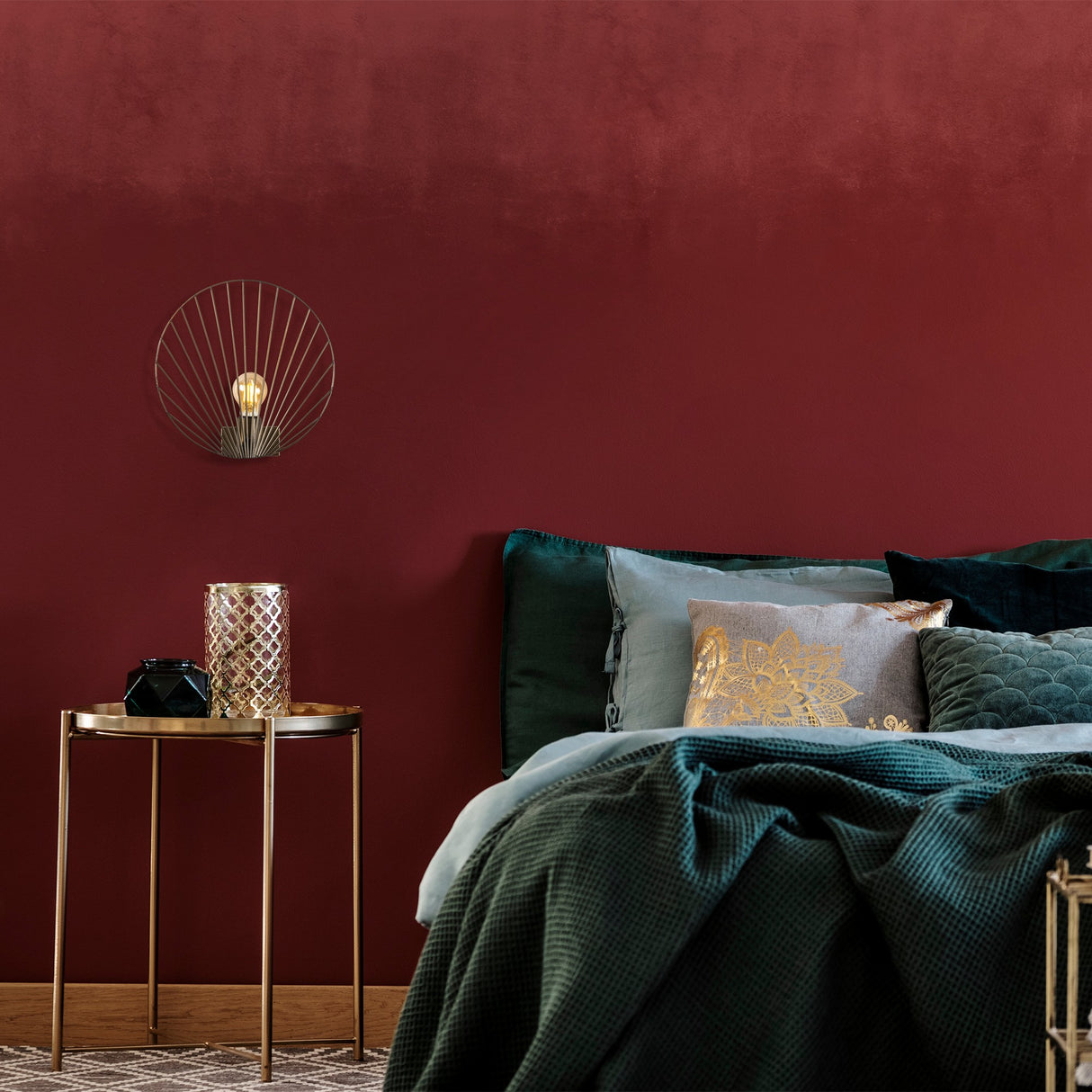 Bronze Metal Wall Lamp Arbor