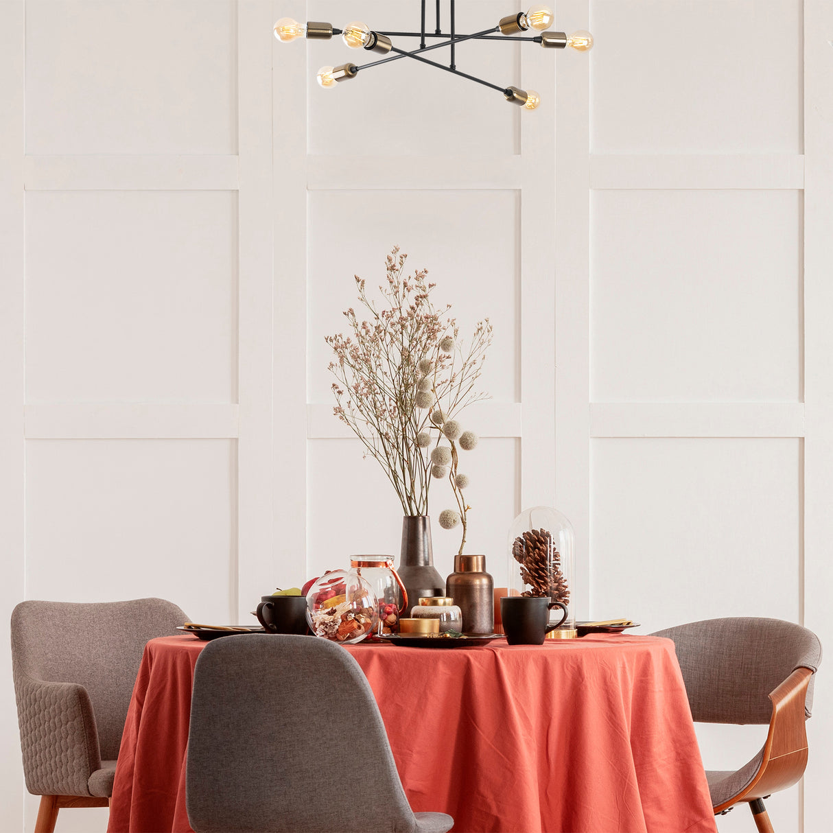 Ceiling lamp Black Metal Jade