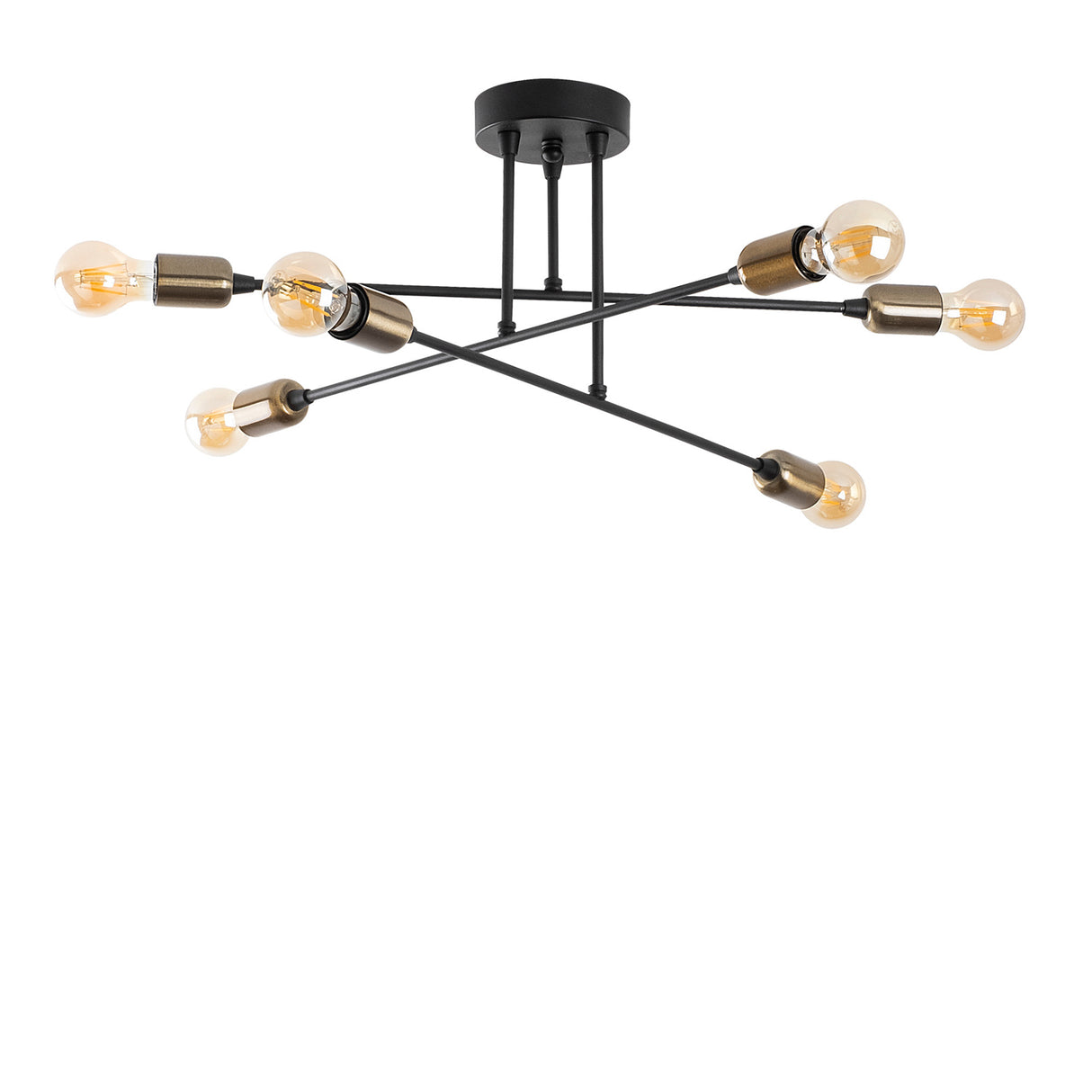 Ceiling lamp Black Metal Jade