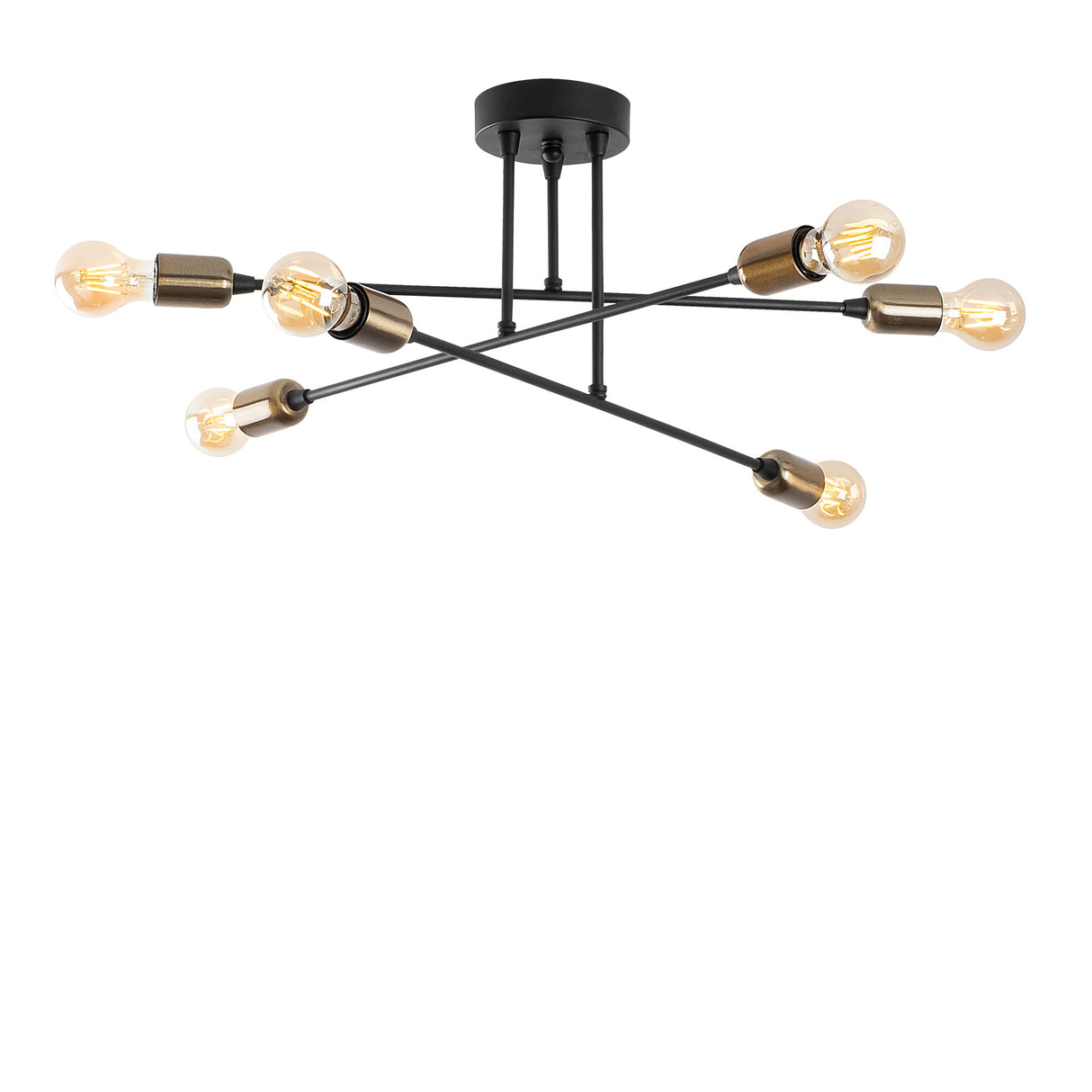 Ceiling lamp Black Metal Jade
