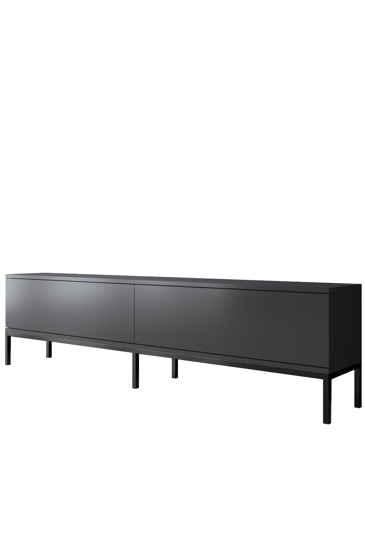 Furniture Set Anthracite Lord - Coffee Table + TV Furniture + Dressoir - Black Frame