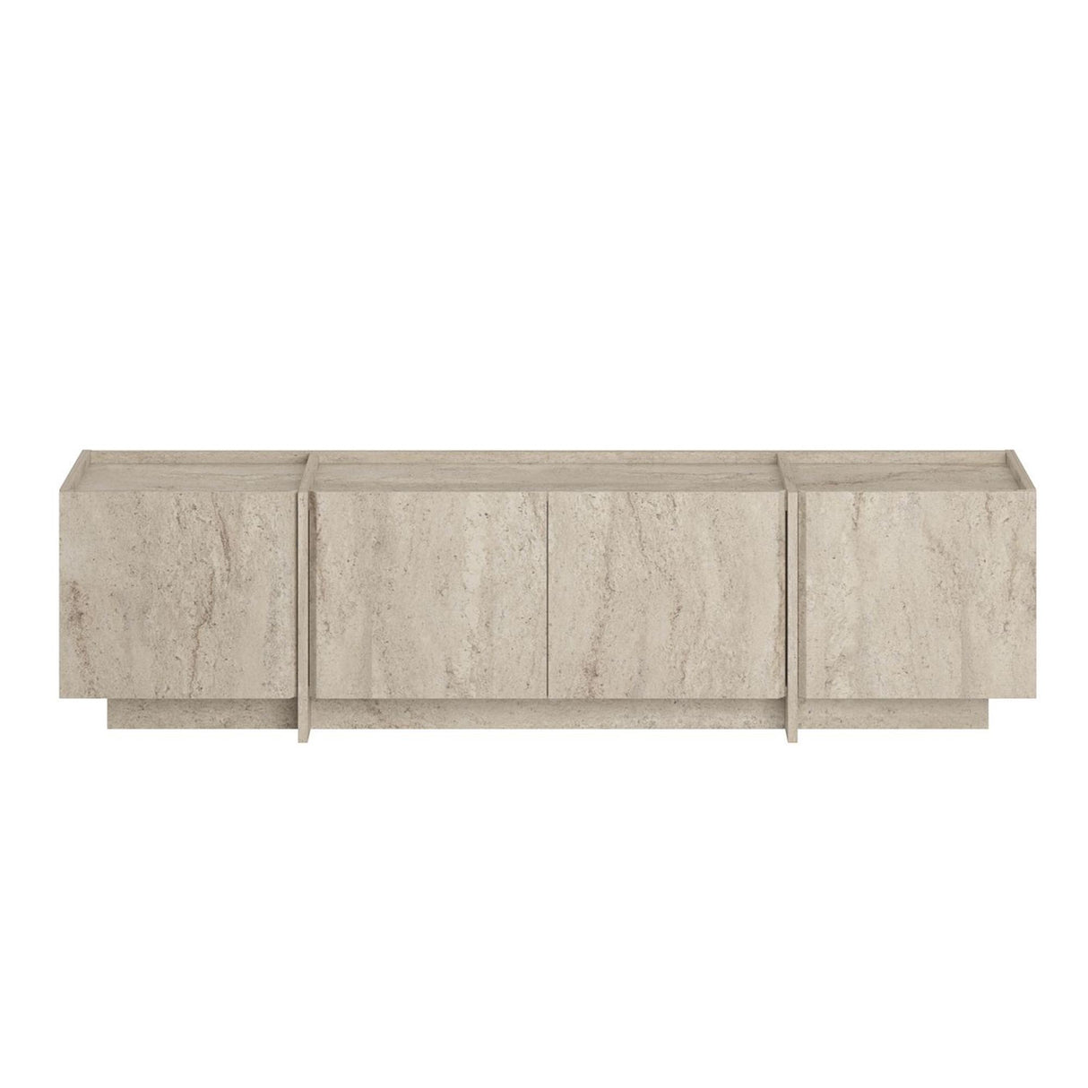 Lowen TV cabinet travertine 180 cm Melamine-coated wood