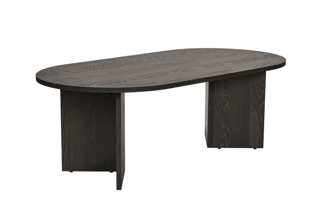 Sable Lumière Black Coffee Table 119x60 cm Melamine