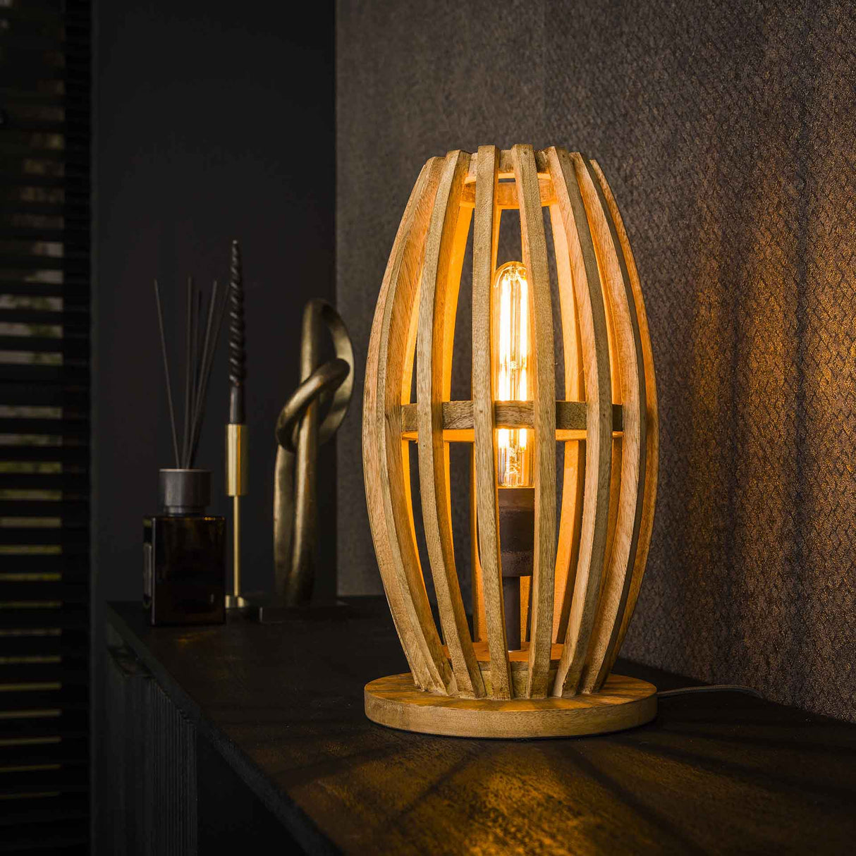 Table lamp Jalou Mango wood