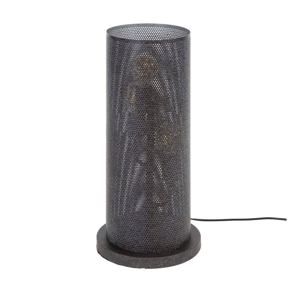 Table lamp Knox 3-light mesh black