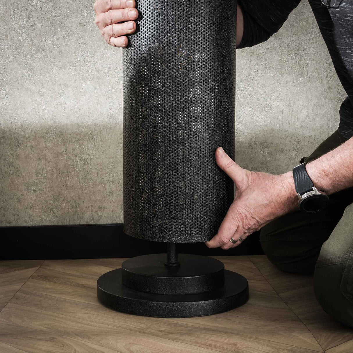 Knox floor lamp 5-light mesh black