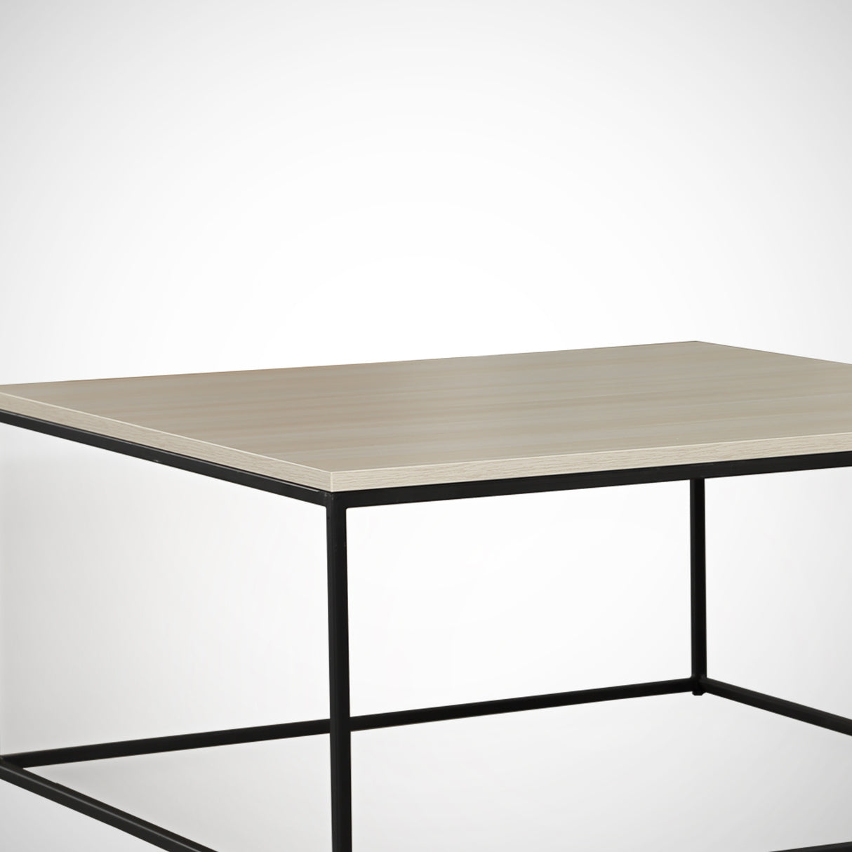 Square Coffee Table 75x75 cm Pola - Oak Melamine
