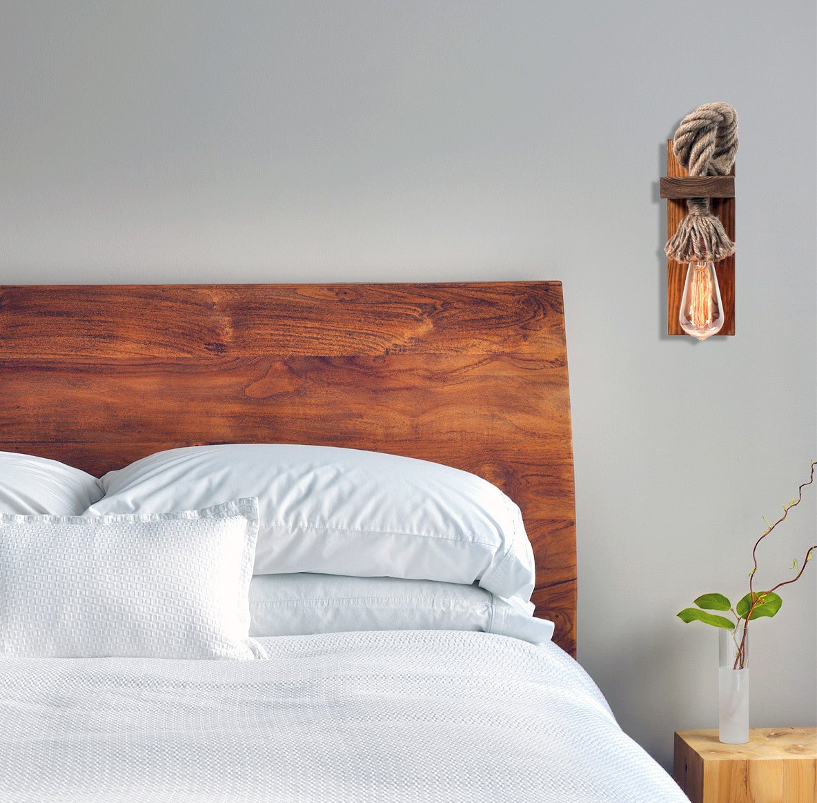 Brown Metal Wall Lamp Nocturne