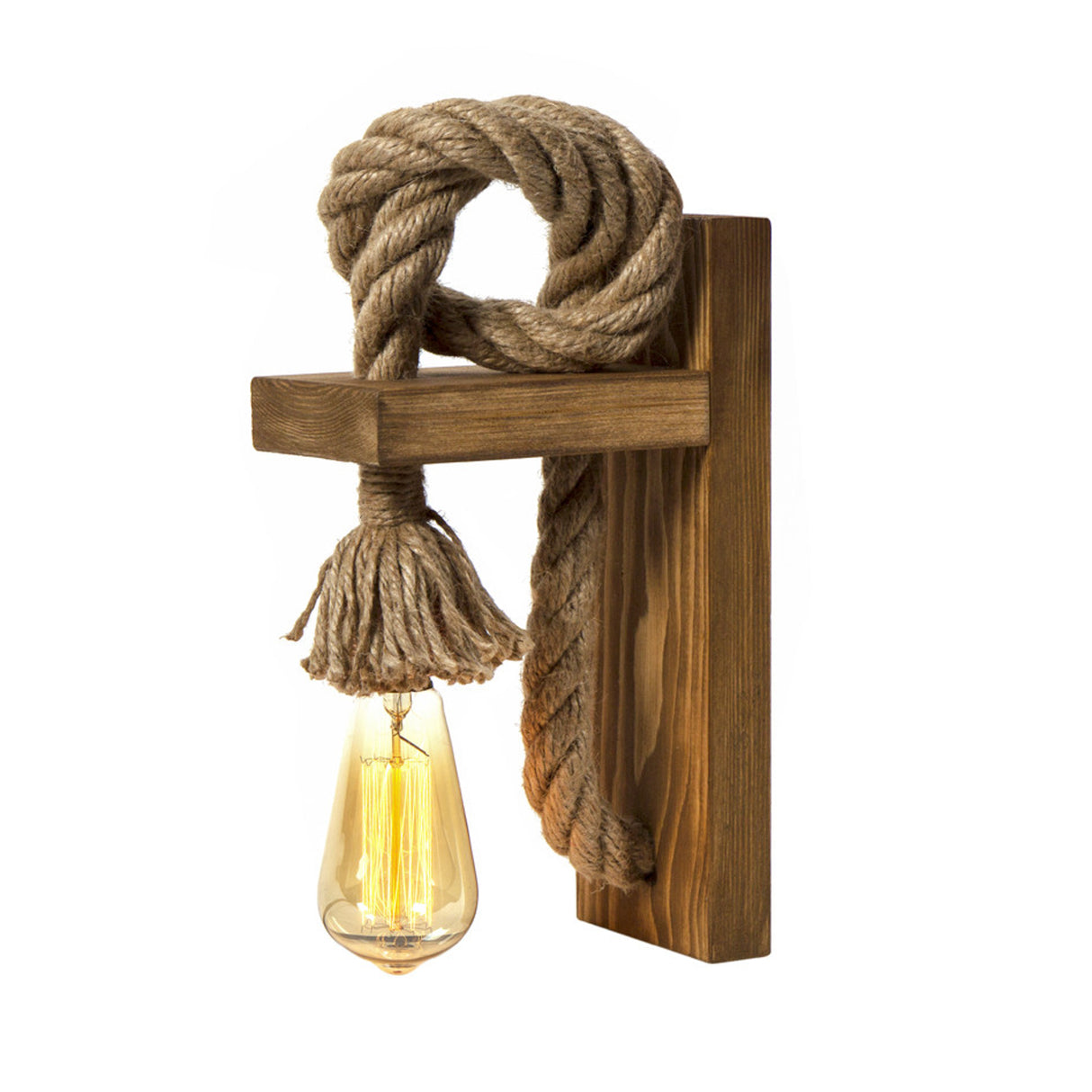 Brown Metal Wall Lamp Nocturne