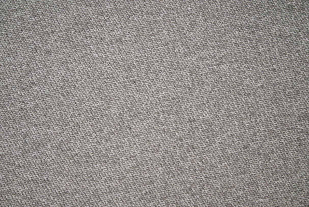 Corner sofa gray fabric - High slim legs - solid interior - 252 x 155 cm - Side