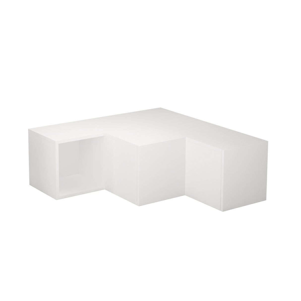 TV Meubels - TV Meubel Compact Wit Melamine 90x32x92 cm - Dimehouse