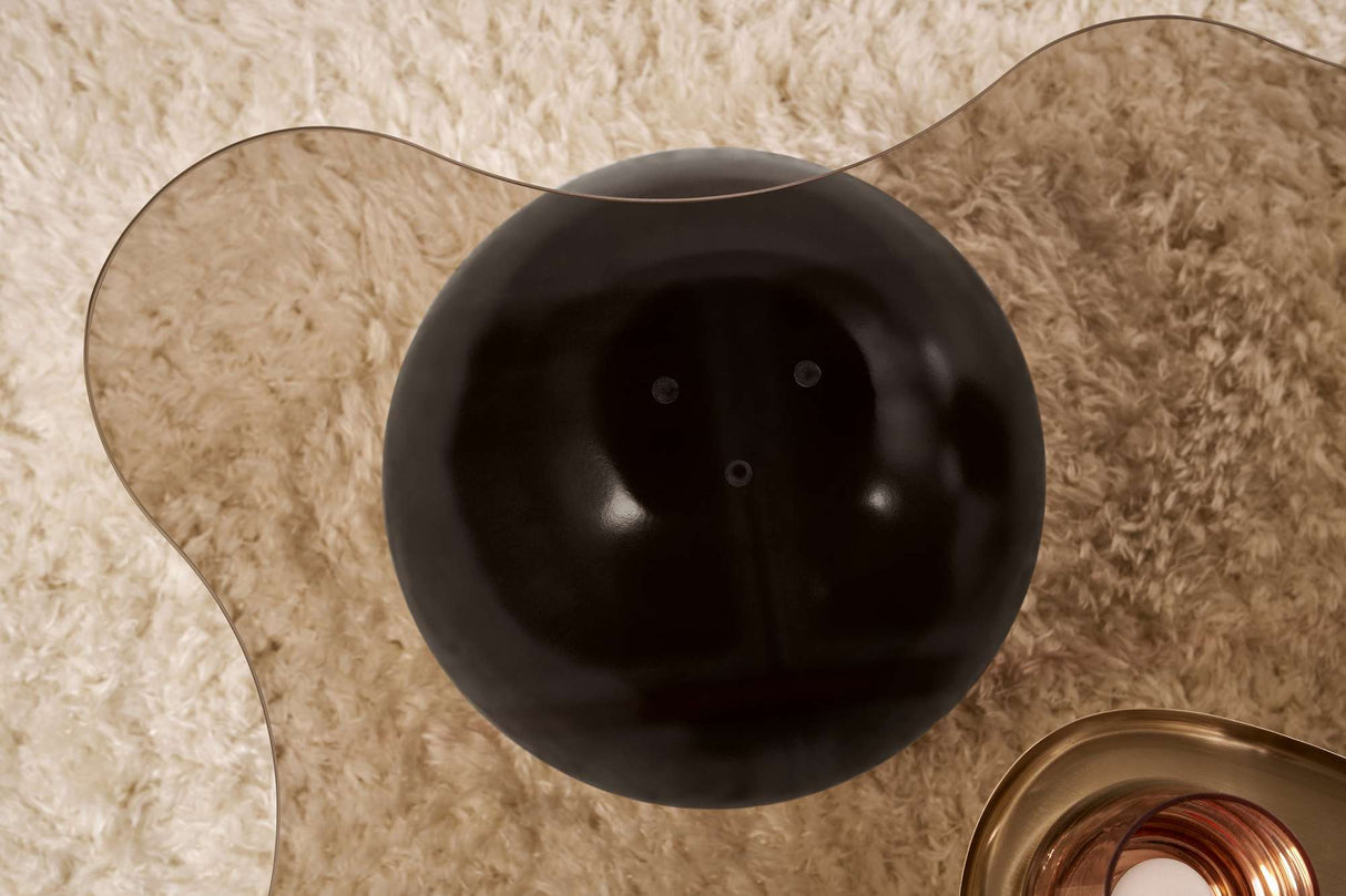 Coffee table Noxa Black Bronze 120x80 cm Tempered glass