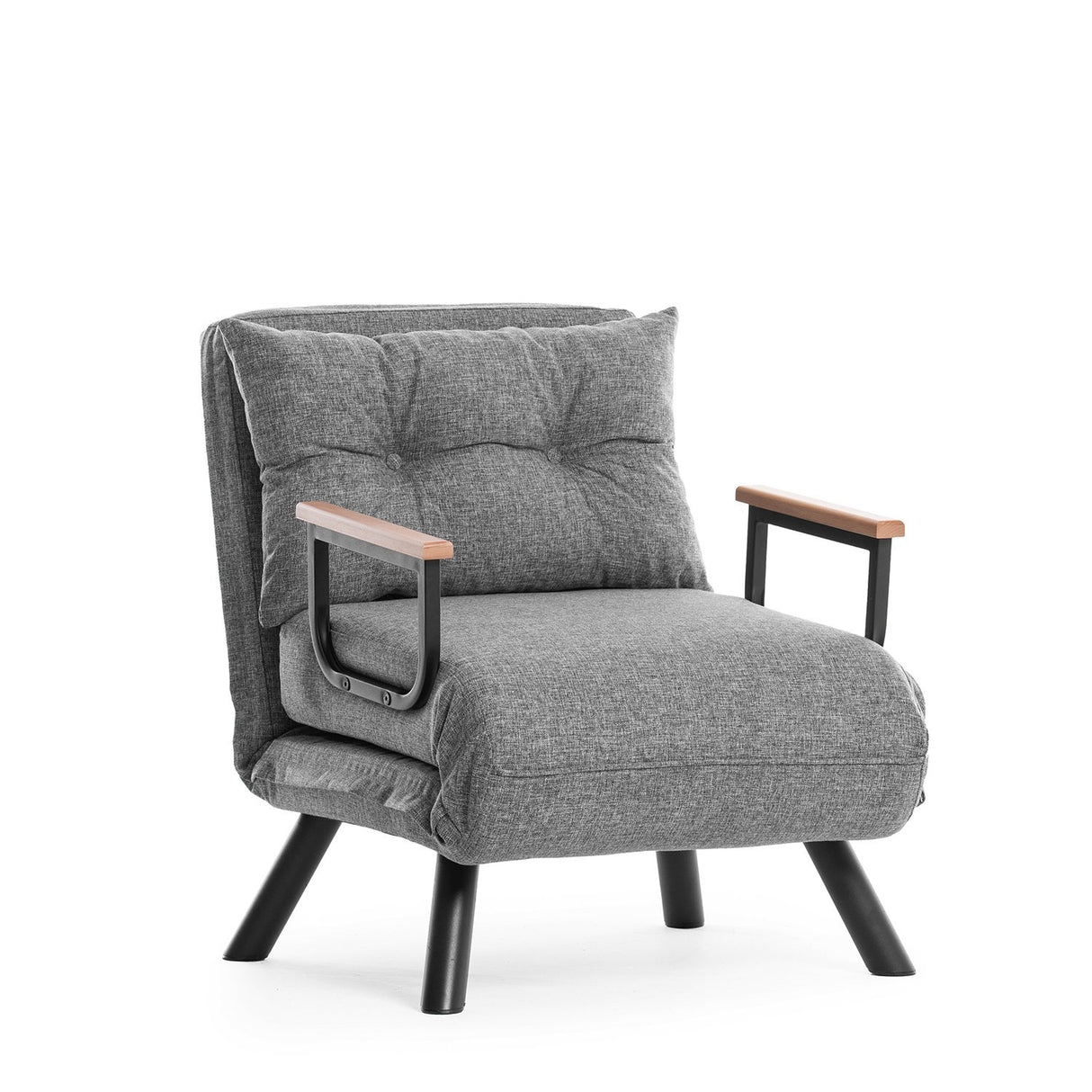 Sleeping armchair sando light gray